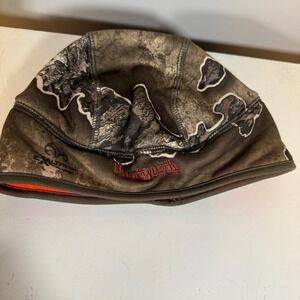 Huntworth Victor Reversible Camo Orange Fleece Beanie Hat One Size Realtree